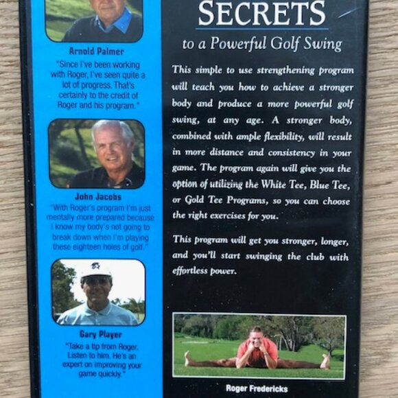 Roger Fredericks Golf Swing Secrets – 3-DVD Training Set - Picture 7 of 7